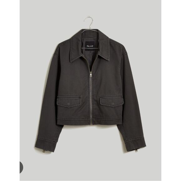 Cropped Utilitarian Jacket in (Re)generative Chino - Picture 7 of 7